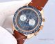 Best Quality Replica Omega Speedmaster Chrono Watches 43mm Blue Leather Strap (2)_th.jpg